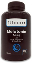 Melatonina 1,8 mg con 5-HTP, Magnesio y Vitamina B6, 180 Cápsulas