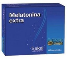 Melatonina Extra Masticable 60 comprimidos de Sakai